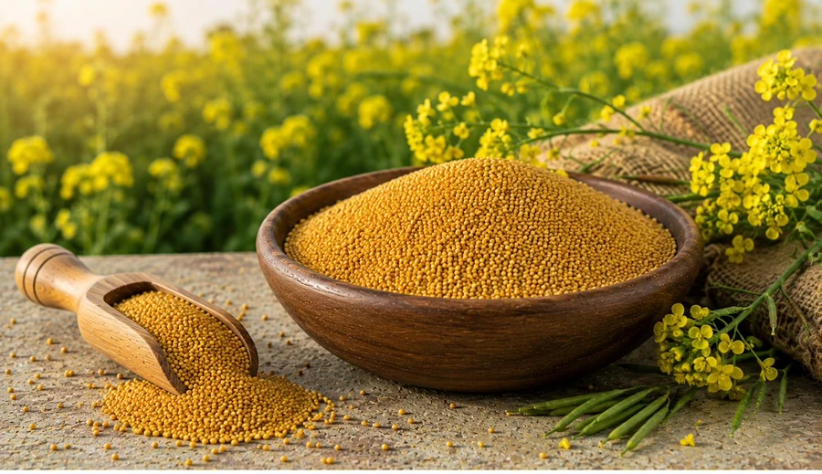 Yellow Mustard Seeds